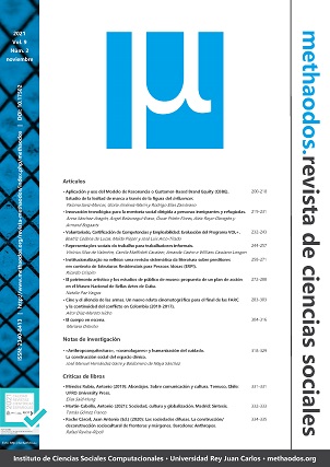 methaodos.revista de ciencias sociales. Vol. 9 Núm. 2 (2021)